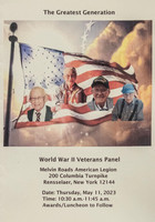 2023_5_11 - WWII Veterans Panel Melvin Roads American Legion
