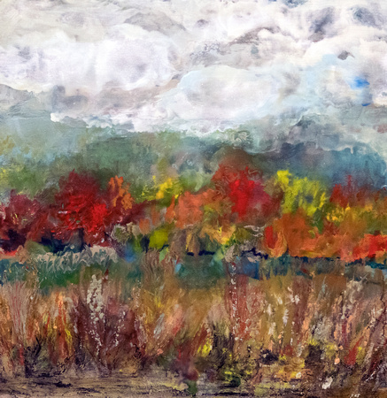 #2 "Misty Morn"  Bev Braun - Acrylic/Mixed